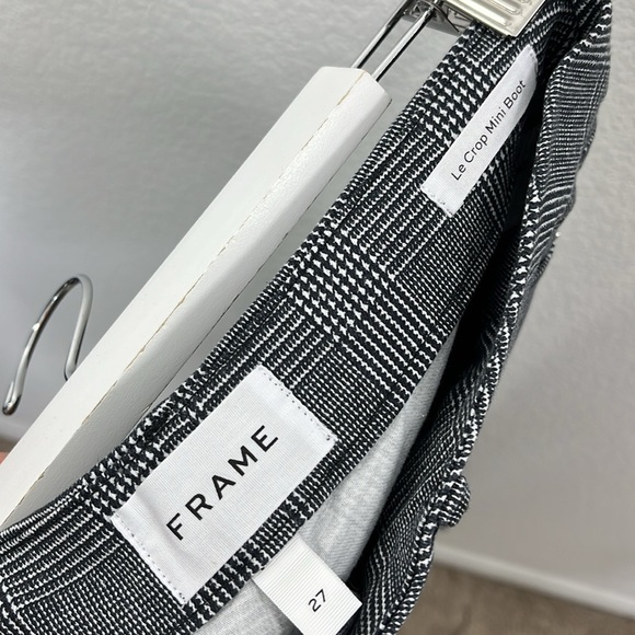 Frame Denim Le Crop Mini Boot in Noir Multi size 27 - Picture 4 of 10